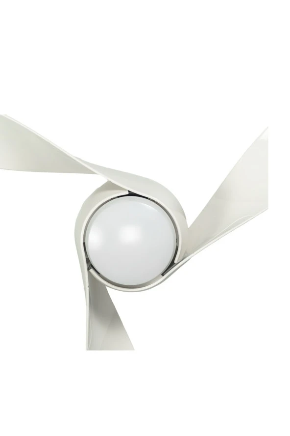 Alsanfan Urla Beyaz Aydınlatmalı Uzaktan Kumandalı Tavan Vantilatörü 127cm - 3