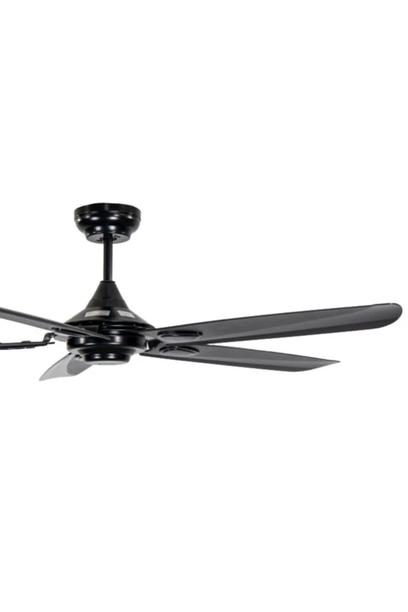 Alsanfan Dark Siyah Aydınlatmasız Uzaktan Kumandalı 140cm Tavan Vantilatörü - Resim 3