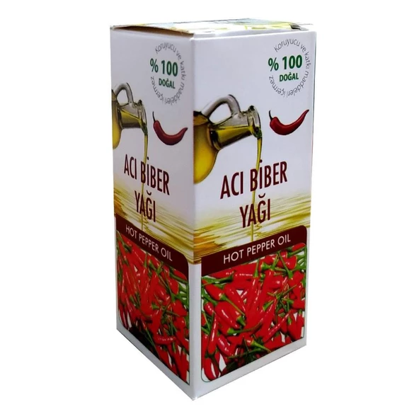 Tabiat Market Acı Biber Yağı 50 ML Doğal %100 Saf Katkısız Bitki - 4