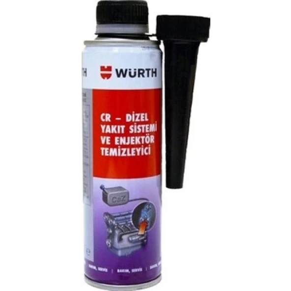 WÜRTH DİZEL ENJEKTÖR TEMİZLEYİCİ 300 ML