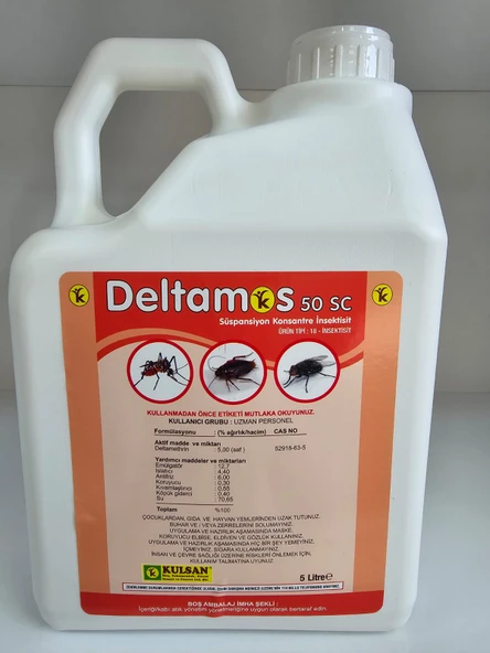 Deltamos 50 SC  Kokusuz Haşere Öldürücü | 5 Litre