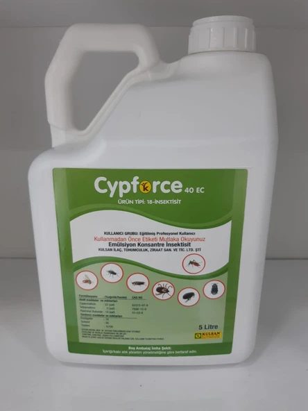 Cypforce 40 EC Kokulu Haşere Öldürücü | 5 Litre