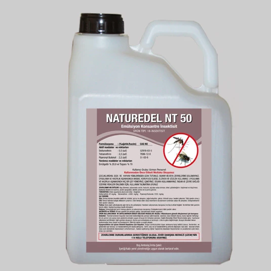 Naturedel NT 50 (Doğal Solvent içerir) Haşere Öldürücü | 5 Litre