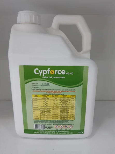 Cypforce 40 EC Kokulu Haşere Öldürücü | 5 Litre - 2