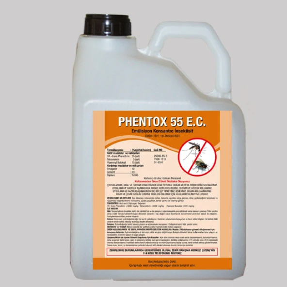 Phentox 55 EC  Kokulu Haşere Öldürücü | 5 Litre