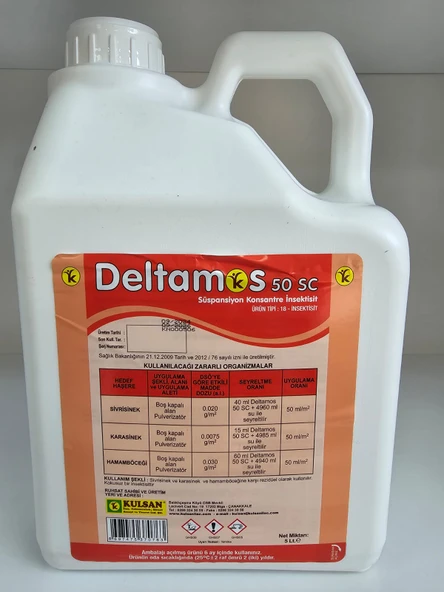 Deltamos 50 SC Kokusuz Haşere Öldürücü | 5 Litre - 2