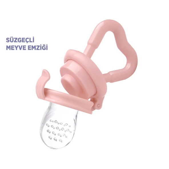 Püre Meyve - Sebze Süzgeci - Silikon Uçlu Meyve Emziği BPA İçermez - 3
