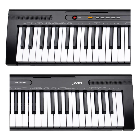 Jwin MK-6146 61 Tuşlu Elektronik Org (Etiket. Mikrofon ve Adaptör Hediye) - Siyah - 3