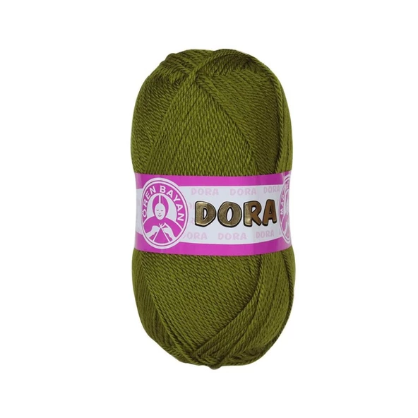 Ören Bayan Dora Örgü İpi - Yeşil - 1 Adet - ( Renk Kodu : 076 ) ürün görseli 1