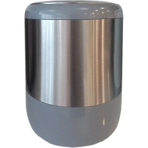 Primanova Lima Çöp Kovası Gri - Ev M-E06-07 - Resim 2