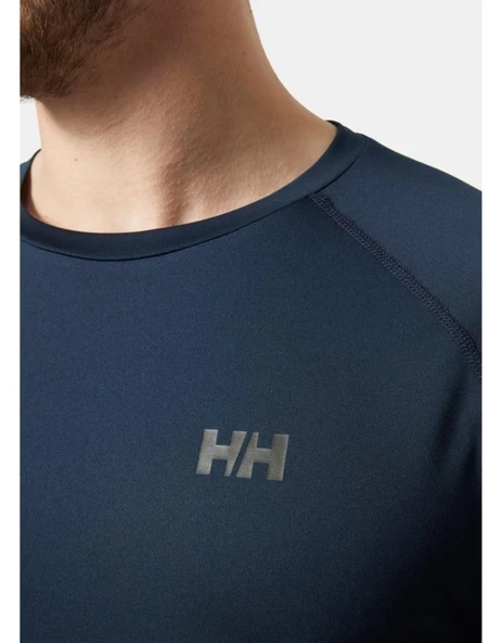 Helly Hansen Hp Ocean Erkek Kısa Kollu Tişört HHA.34418.HHA.597 Lacivert - Resim 5