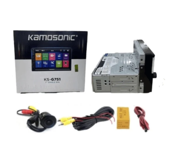 KAMOSONİC KS-G751 7" TEK DİN DOUBLE TEYP - 4