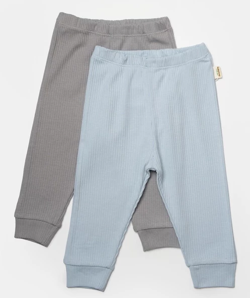 Bebek 2 Parça Pantolon, %50 Bambu - %50 Organik Pamuk, Bebek ve Yenidoğan Serisi - CSYB9032 - 2