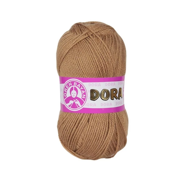 Ören Bayan Dora Örgü İpi - Sütlü Kahverengi - 1 Adet - ( Renk Kodu : 099 ) ürün görseli 1