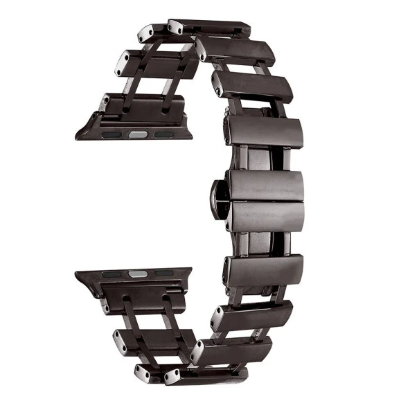 Watch Ultra 49mm Uyumlu KRD-96 Tasarım Metal Kordon - 8