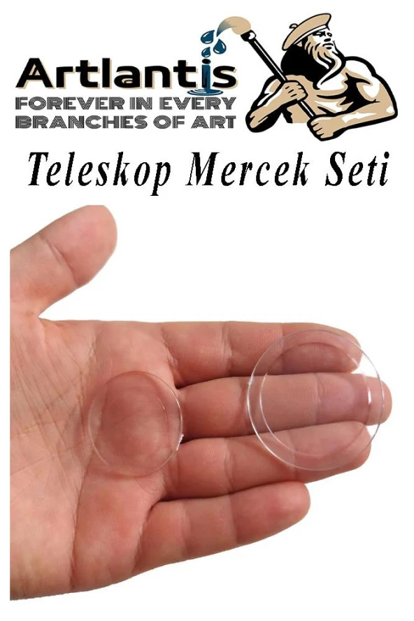 Teleskop Mercek Seti 1 Paket Okullar İçin Teleskop Yapımı İçin Plastik Mercek Basit Deney - 2
