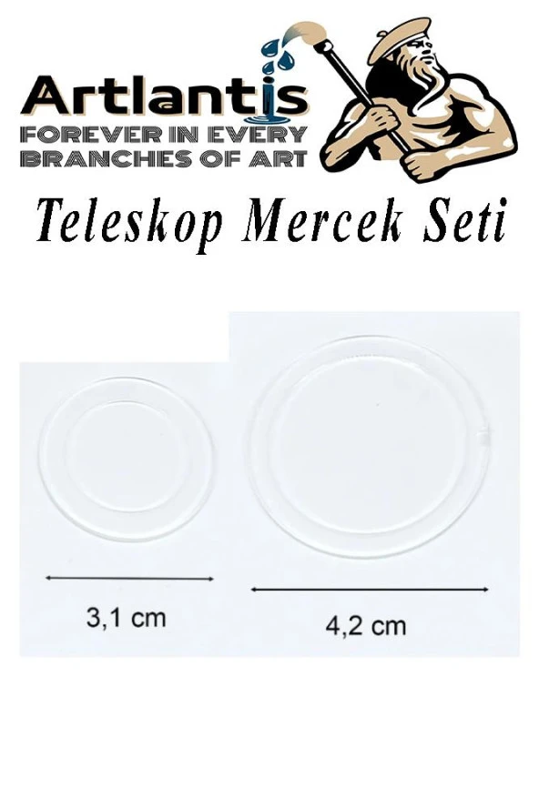Teleskop Mercek Seti 1 Paket Okullar İçin Teleskop Yapımı İçin Plastik Mercek Basit Deney - 3