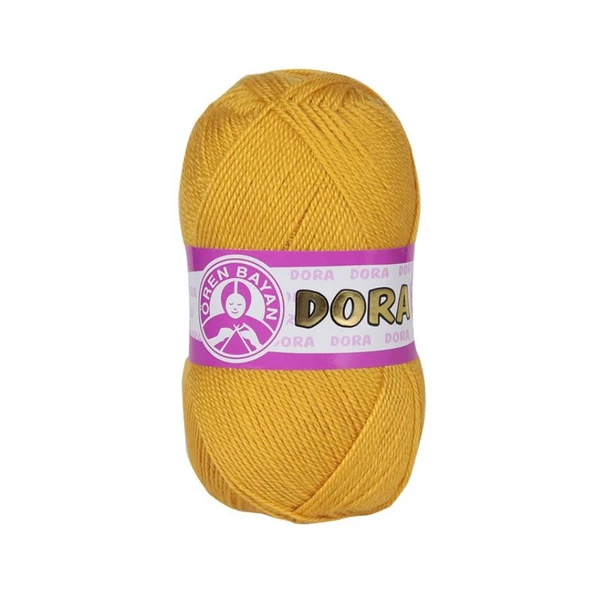 Ören Bayan Dora Örgü İpi - Hardal - 1 Adet - ( Renk Kodu : 102 ) ürün görseli 1