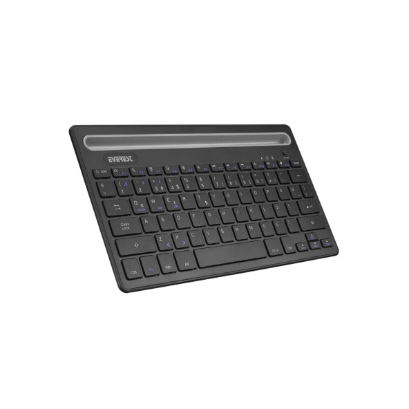 Everest Kb-bt82 Siyah Bluetooth Ultra Ince+şarjlı Mac/win/android/ıos Uyumlu Tablet Standlı Kablosuz Klavye - 4
