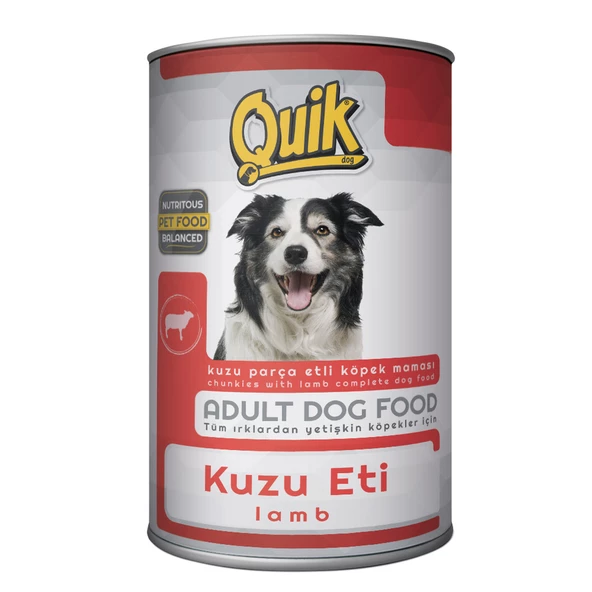 Quik Köpek 415 gr Kuzu Etli Konserve 24 Adet - 7