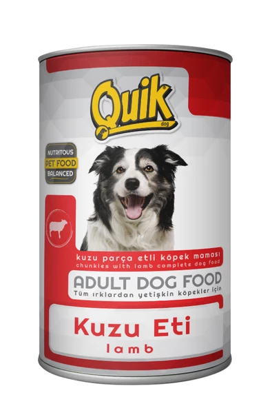Quik Köpek 415 gr Kuzu Etli Konserve 24 Adet - 3