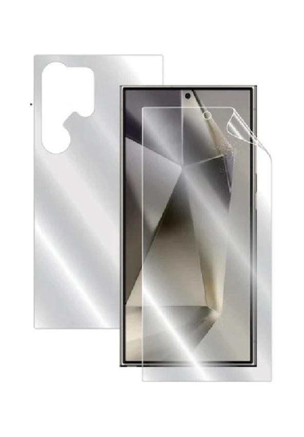 Rova Sam Galaxy A35 5G SM-A356E Uyumlu Ön+Arka Body Şeffaf Ultra Koruyucu Nano Jelatin