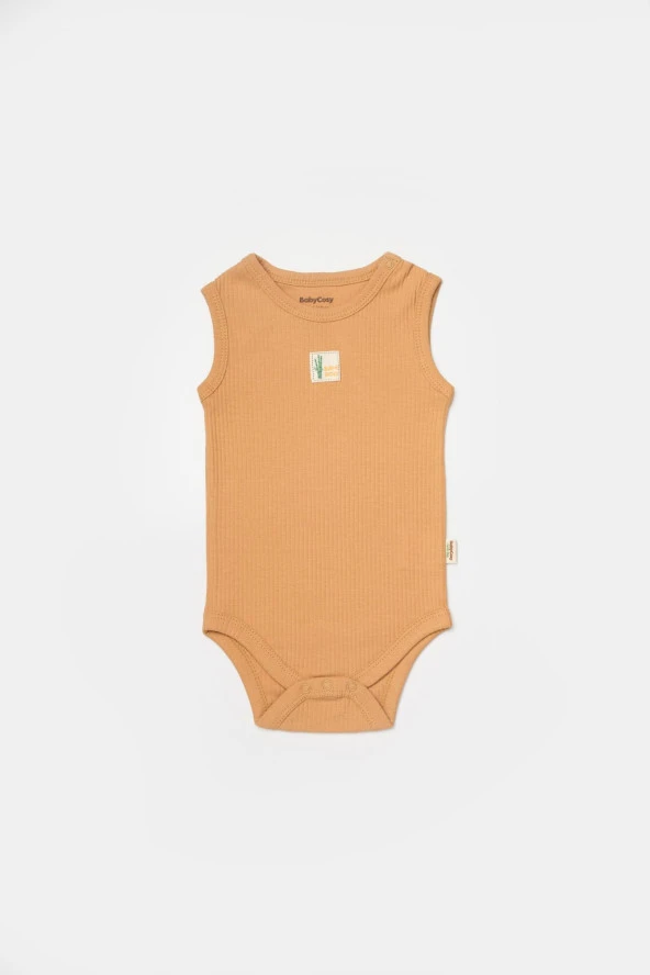 Bebek 2 Parça Kolsuz Body, %50 Bambu - %50 Organik Pamuk, Bebek ve Yenidoğan Serisi - CSYB9013 - 5