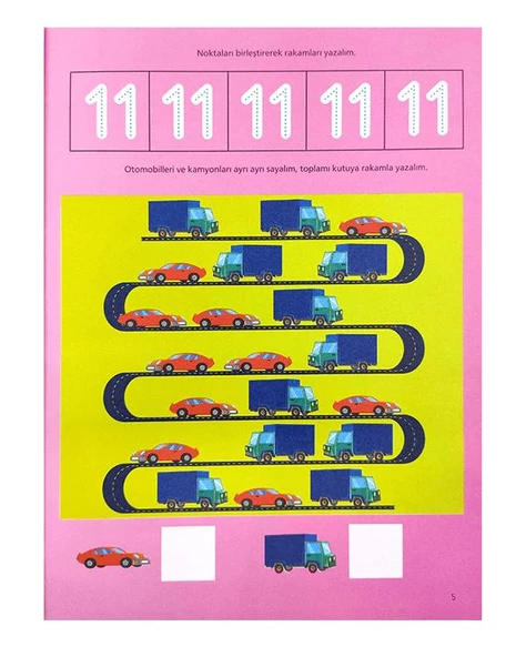 5 Yaş Matematikle Tanışıyorum Kitabı Erdem Yayınları - Resim 3