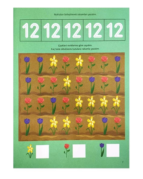 5 Yaş Matematikle Tanışıyorum Kitabı Erdem Yayınları - Resim 4