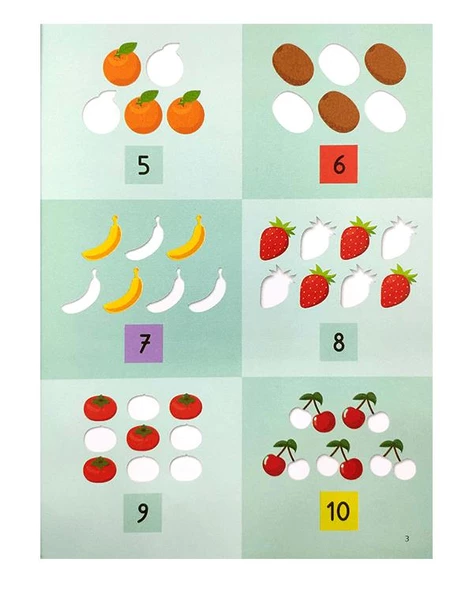 5 Yaş Matematikle Tanışıyorum Kitabı Erdem Yayınları - Resim 2