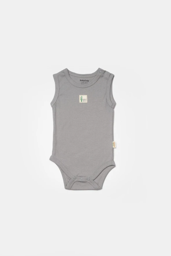 Bebek 2 Parça Kolsuz Body, %50 Bambu - %50 Organik Pamuk, Bebek ve Yenidoğan Serisi - CSYB9014 - 3