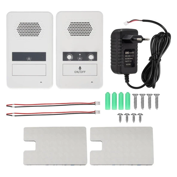 Powermaster DA-241 İntercom Çift Yönlü 200 Metre Menzilli Vezne Gişe Mikrofon Seti - 3