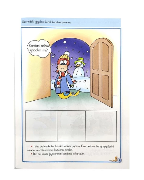 5-6 Yaş Tıstının Maceraları Öz Bakım Becerileri Kitabı Morpa Yayınları - Resim 4