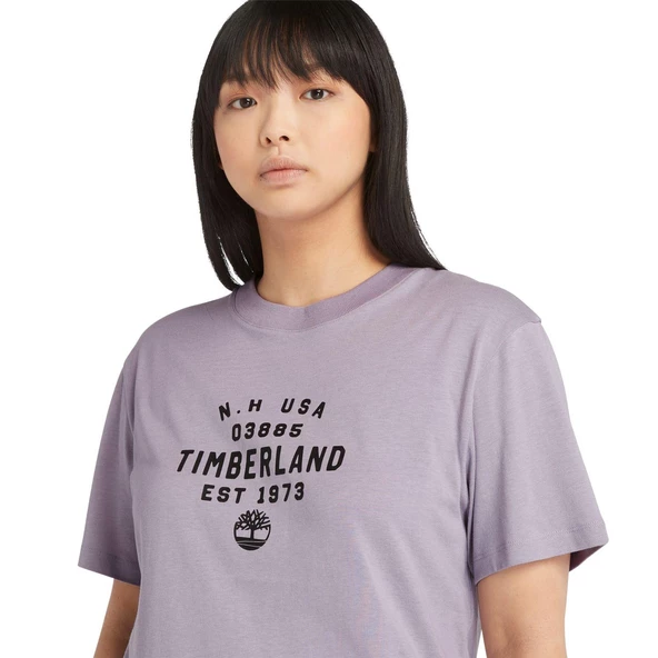Timberland Front Graphic Short Sleeve Tee Erkek T-Shirt TB0A5UF7EG71 - 3