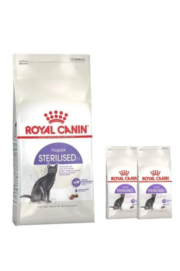 Royal Canin Sterilised 37 Kısırlaştırılmış Yetişkin Kedi Maması 15 Kg, Royal Canin Sterilised 37 400 Gr x 2 Adet