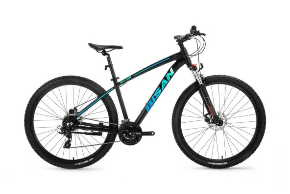 Bisan MTX 7200 29 19-48 MD Dağ Bisikleti Mat Siyah-Mavi