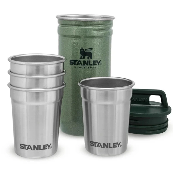 Stanley Adventure Çelik Shot Bardak Seti Hammertone Green