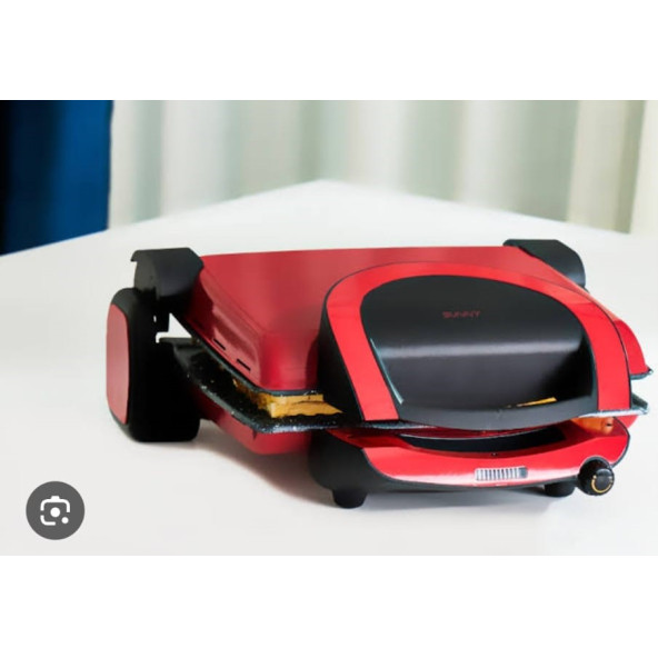 Sunny Piyano Çıkartılabilir Plaka Granit 1800 W 6 Dilim Tost Makinesi - 2