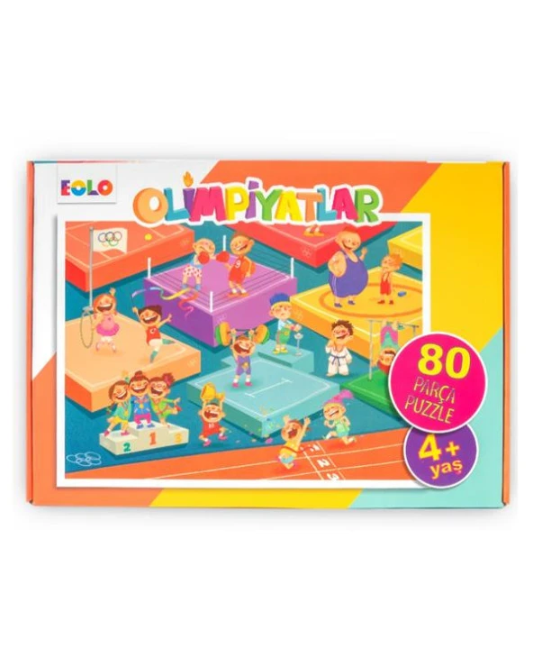 Eolo 80 Parça Yer Puzzle Olimpiyatlar 4+