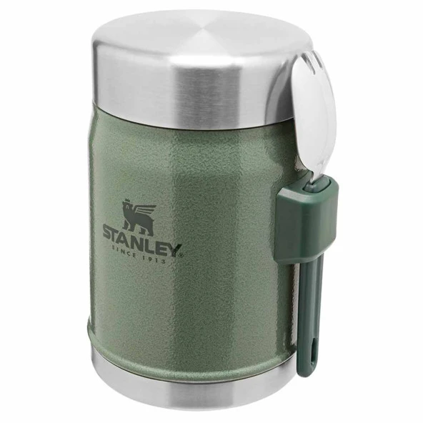 Stanley Klasik Paslanmaz Çelik Yemek Termosu Kaşıklı 0,40 Lt - Hammertone Green - 2
