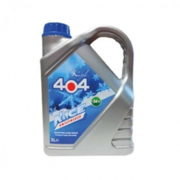 404 MARKA, 18 LT, OTO ANTİFİRİZ. 3 KG X 6 ADET