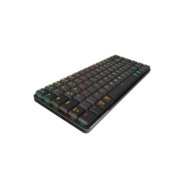 Rampage W-granıte Siyahgri Low Profile Blue Swıtch Q Rgb 2,4 Ghz Bt Mekanik Gaming Oyuncu Klavye - 4