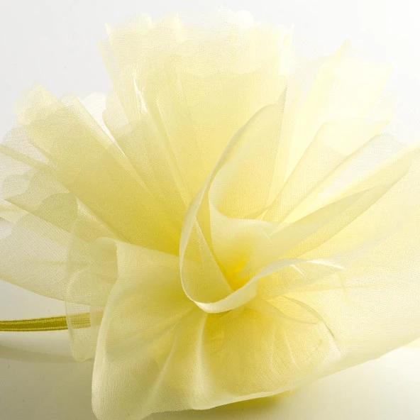 27 METREX70 CM SARI SÜSLEME TÜLÜ SARI TÜL ARABA KINA GECESİ DÜĞÜN DEKOR TÜL YELLOW DECORATION TULLE ürün görseli