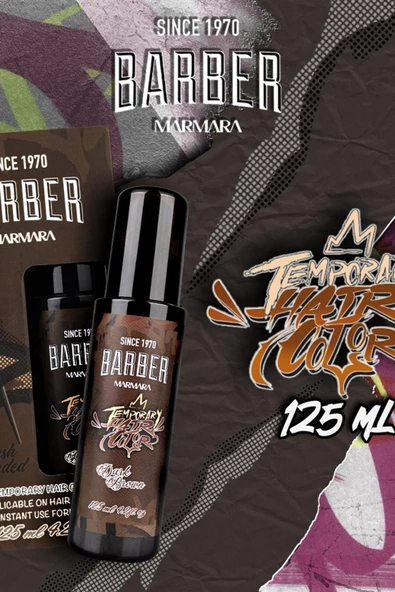 Geçici Say Boyası Koyu Kahverengi 125 ML - Resim 5