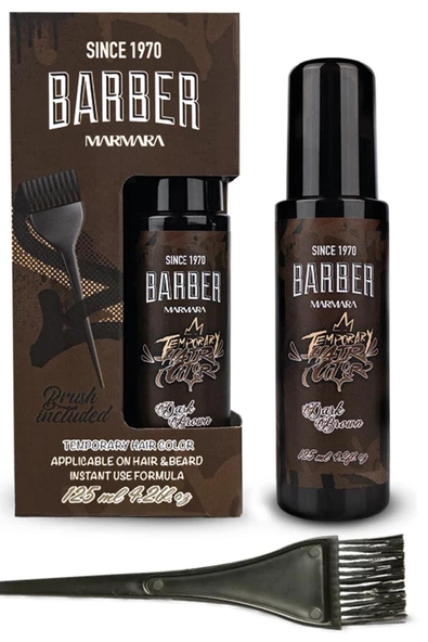 Geçici Say Boyası Koyu Kahverengi 125 ML - Resim 4