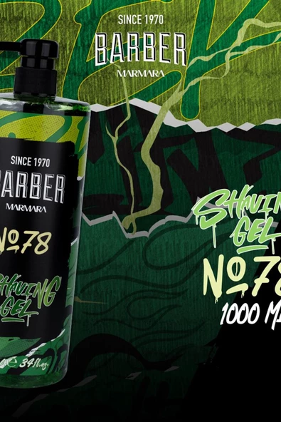 No.78 Pompalı Tıraş Jeli 1000 ML - Resim 7