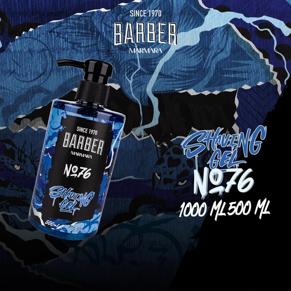 No.76 Pompalı Tıraş Jeli 500 ML - 3