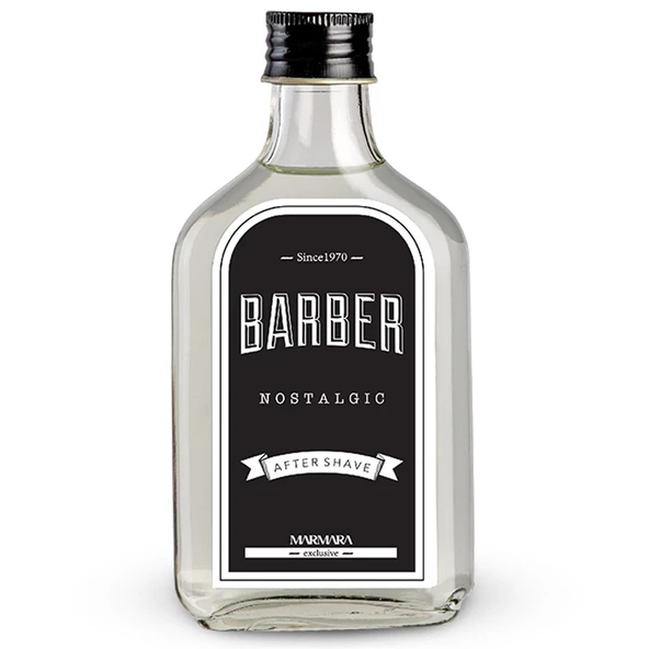 Aftershave Tıraş Kolonyası Nostaljic Cam Şişe 200 ML - Resim 2