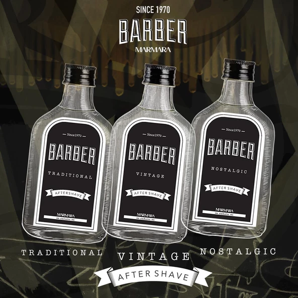 Aftershave Tıraş Kolonyası Tradional Cam Şişe 200 ML - Resim 4