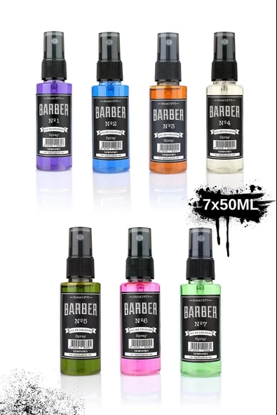 7 Mix Set EDC Sprey Kolonya 50 ML - Resim 2